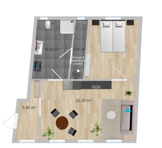 Altbau Charme In Der Nuernberger Innenstadt Bagian luar foto